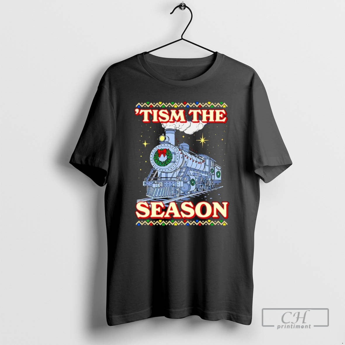 Premium Tism The Season Train Ugly Christmas Shirt Sweater