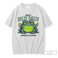 Premium Toad Animal Born To Dilly Dally And Known To Lollygag Unisex , , , Long Sleeve Tee