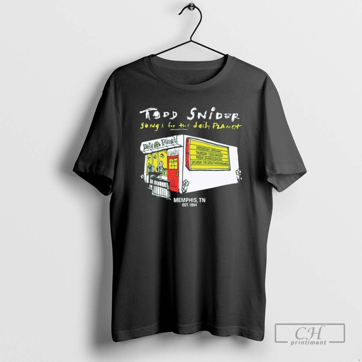 Premium Todd Snider Songs For The Daily Planet Memphis Tn Est 1994 Shirt Sweater