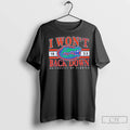 Premium Tom Petty I Wont Back Down Florida Gators