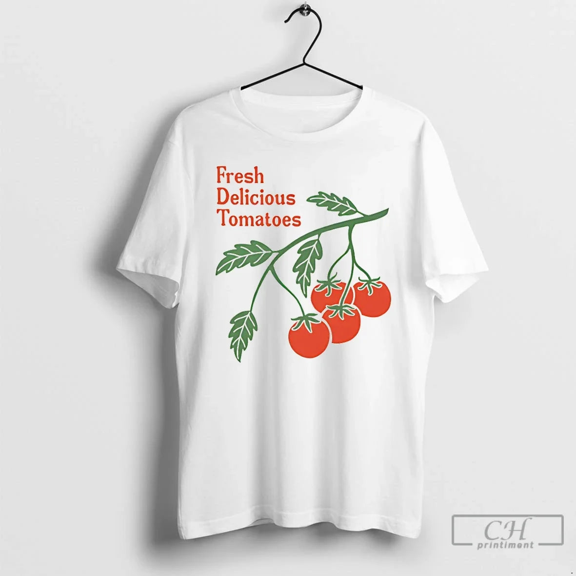 Premium Tomatoes Vegetable Food Fresh Delicious Tomatoes Unisex , , , Long Sleeve Tee