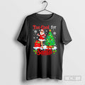 Premium Too Cool For Santa Merry Christmas Santa Women Drink Coffee Black Shirt Sweater