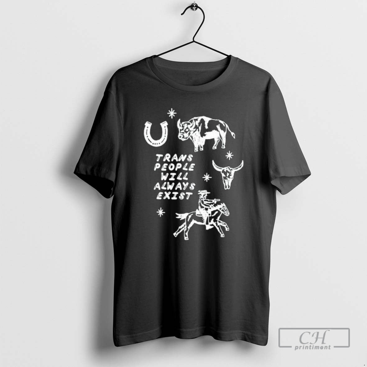 Premium Trans People Will Always Exist Cowboy Shirt Sweater