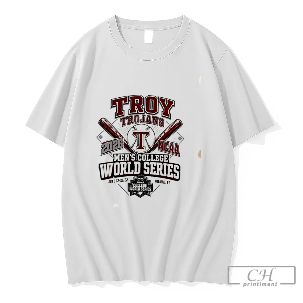 Premium Troy Trojans 2026 Mens College World Series Tee Unisex , , , Long Sleeve Tee