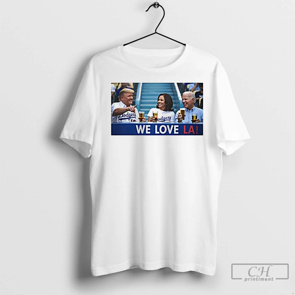 Premium Trump Biden Kamala Love La Dodger