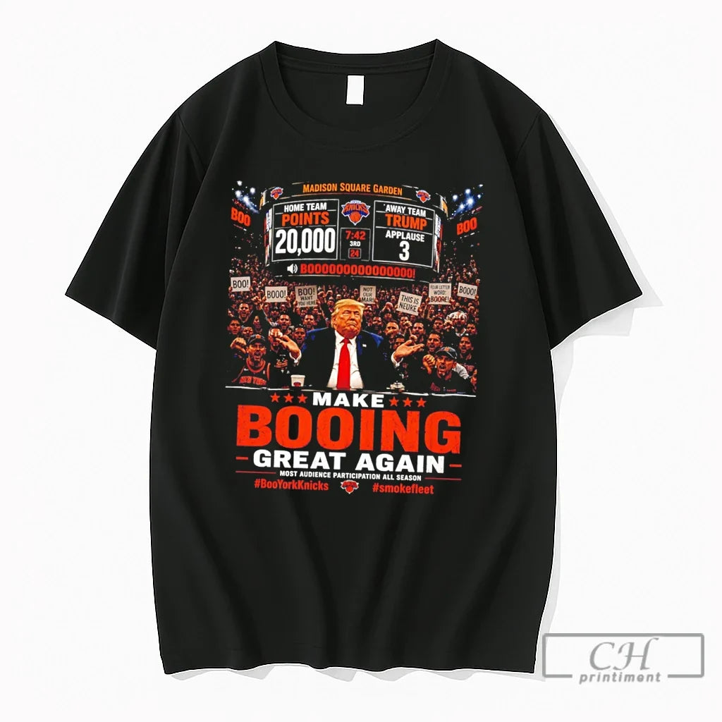 Premium Trump Make Booing Great Again Ny Knicks Tee Unisex , , , Long Sleeve Tee