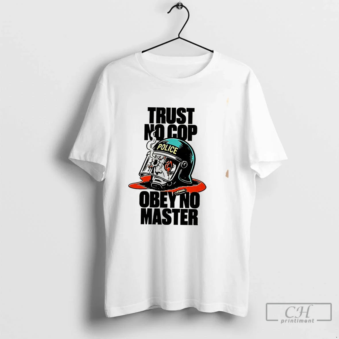 Premium Trust No Cop Obey No Master Tee Unisex , , , Long Sleeve Tee