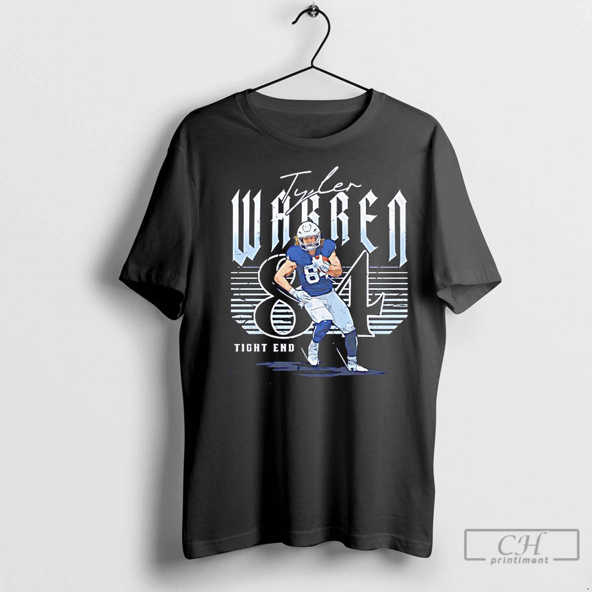 Premium Tyler Warren 84 Indianapolis Colts Player Name Number Signature
