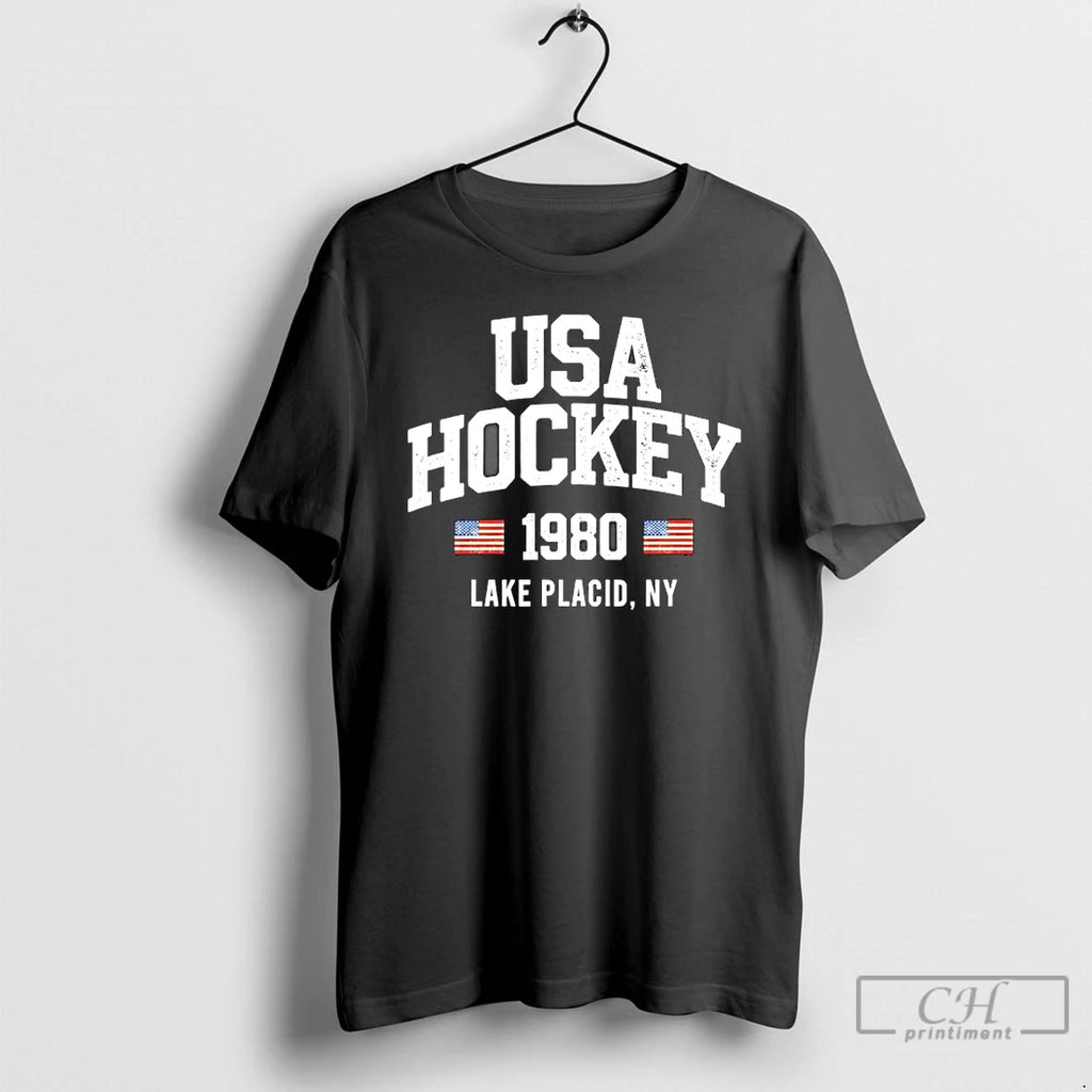 Premium Usa Hockey 1980 Lake Placid Ny Vintage