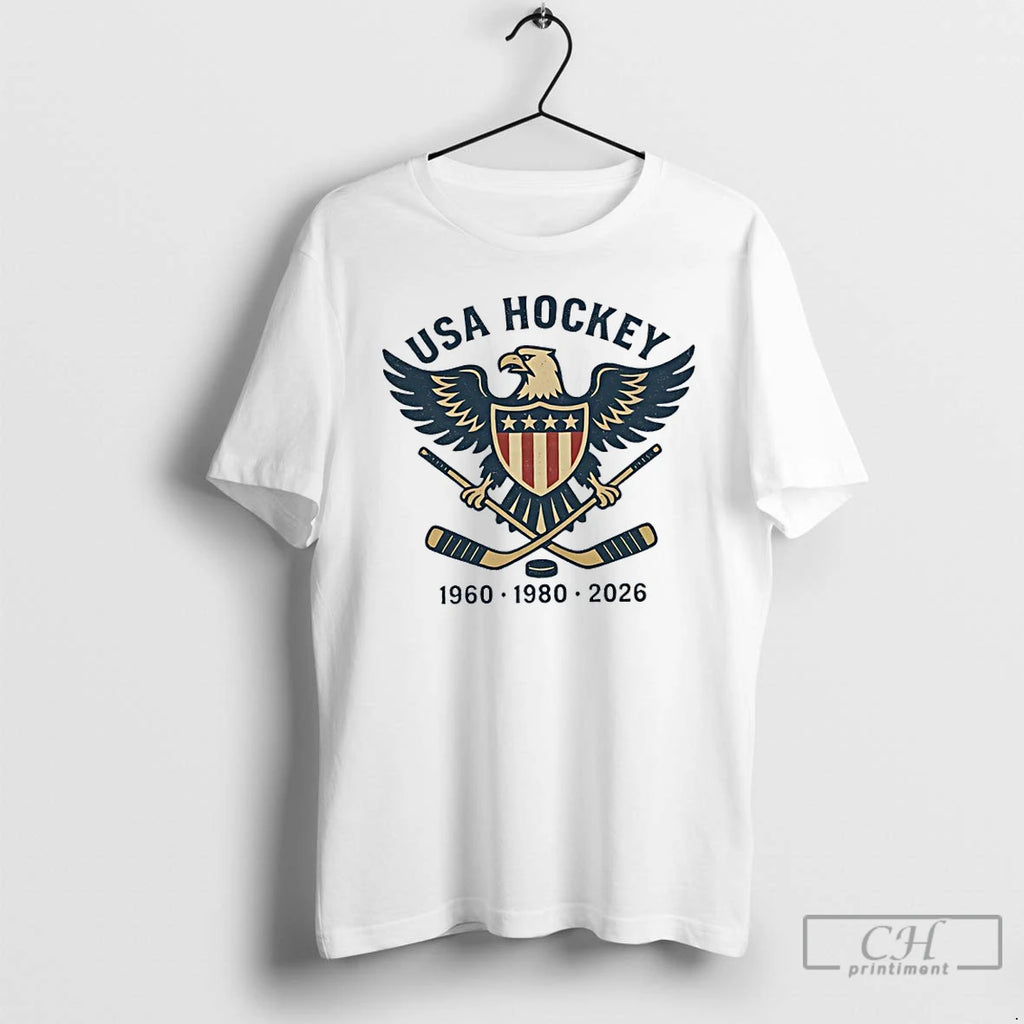 Premium Usa Hockey Eagle 1960 1980 2026 Vintage