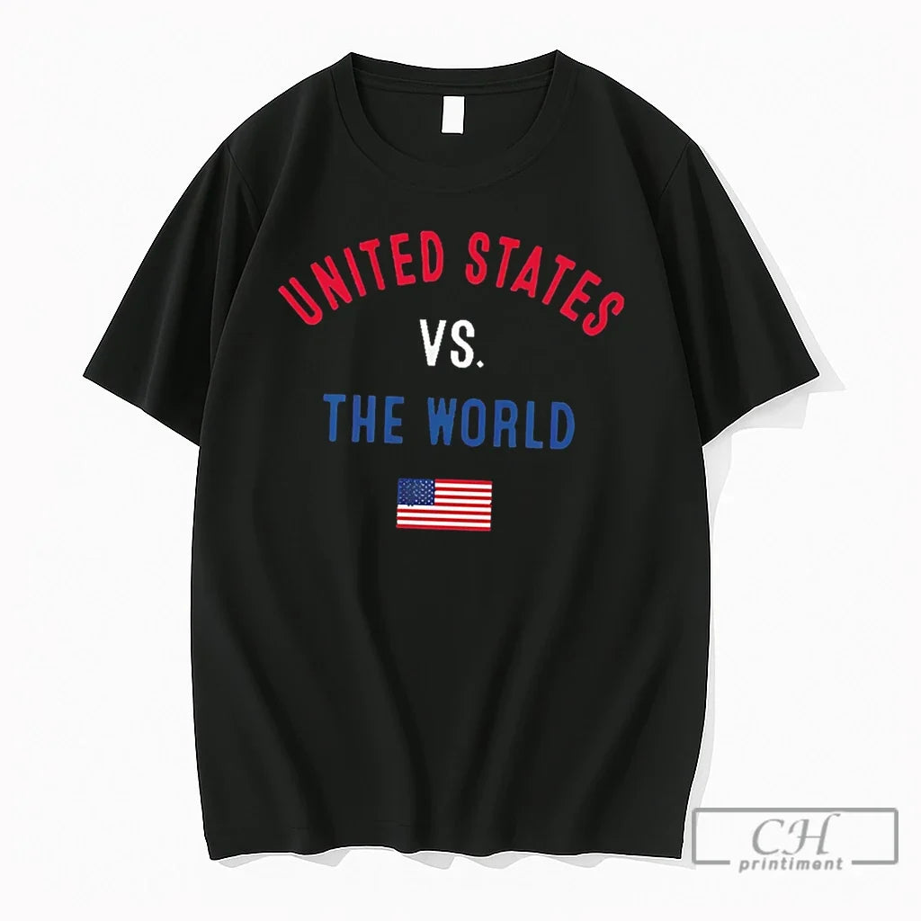 Premium Usa Vs The World 2026 Flag Tee Unisex , , , Long Sleeve Tee