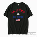 Premium United States Fc Vs The World United States Flag Unisex , , , Long Sleeve Tee