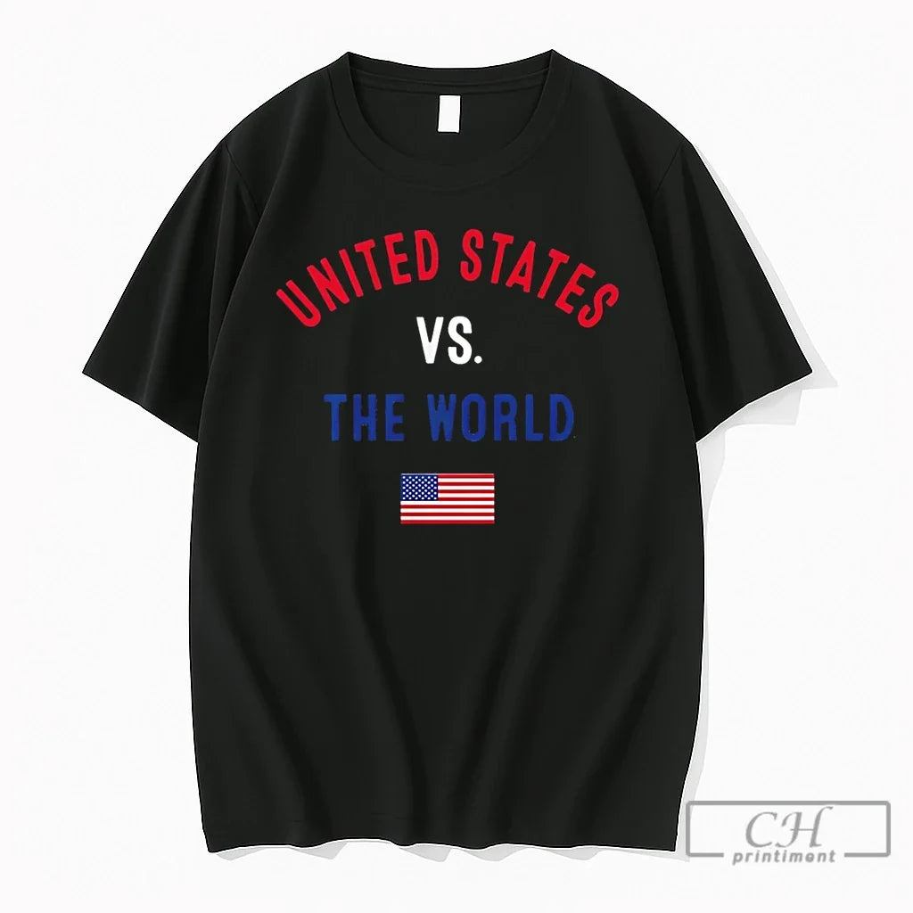 Premium United States Fc Vs The World United States Flag Unisex , , , Long Sleeve Tee