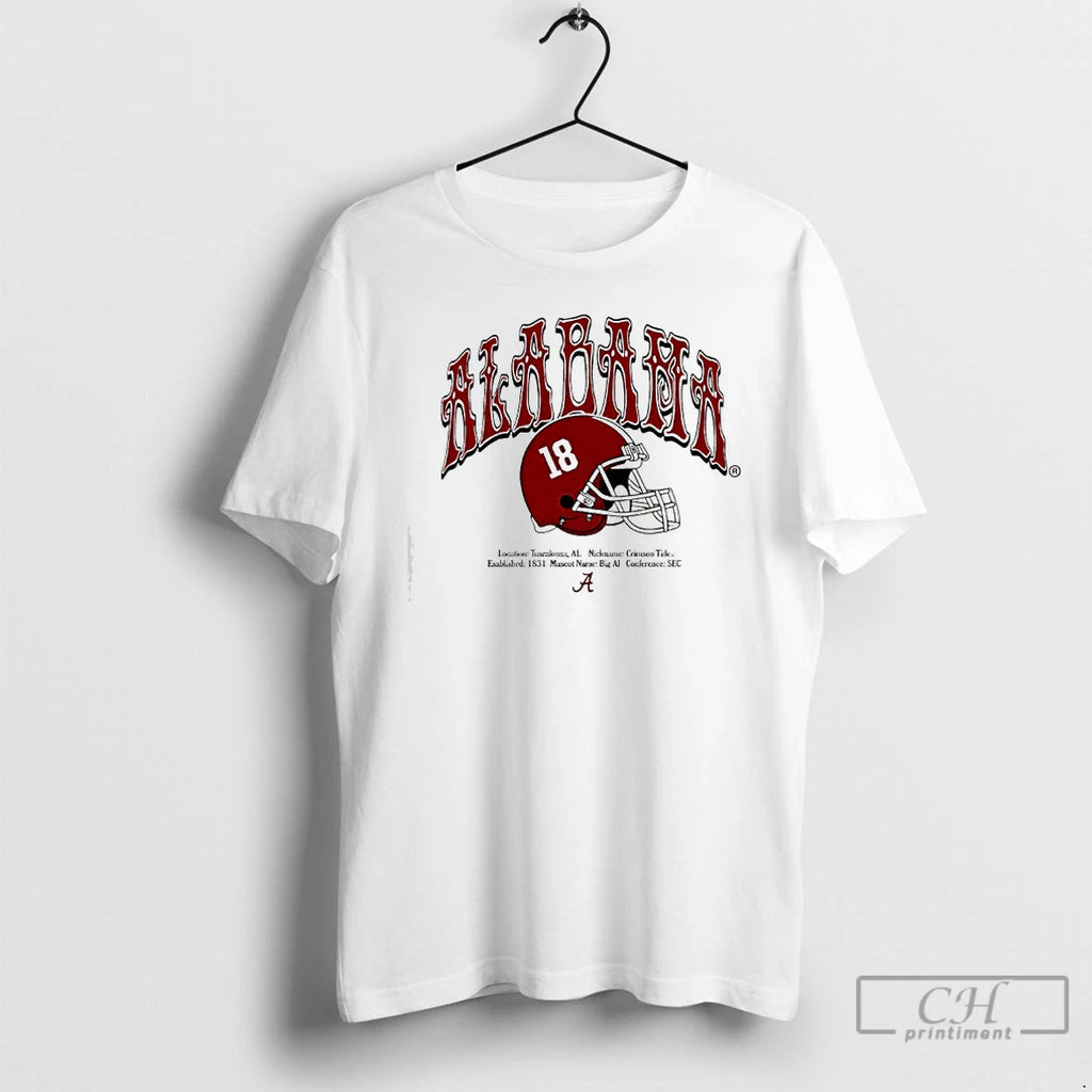 Premium University Of Alabama And Grateful Dead Helmet Graphic