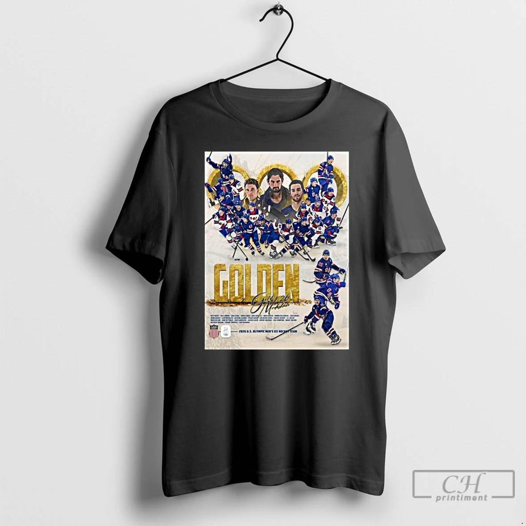 Premium Usa Mens Olympic Hockey Team 2026 Winter Olympic Gold Medal Champions T Shirts Sweater