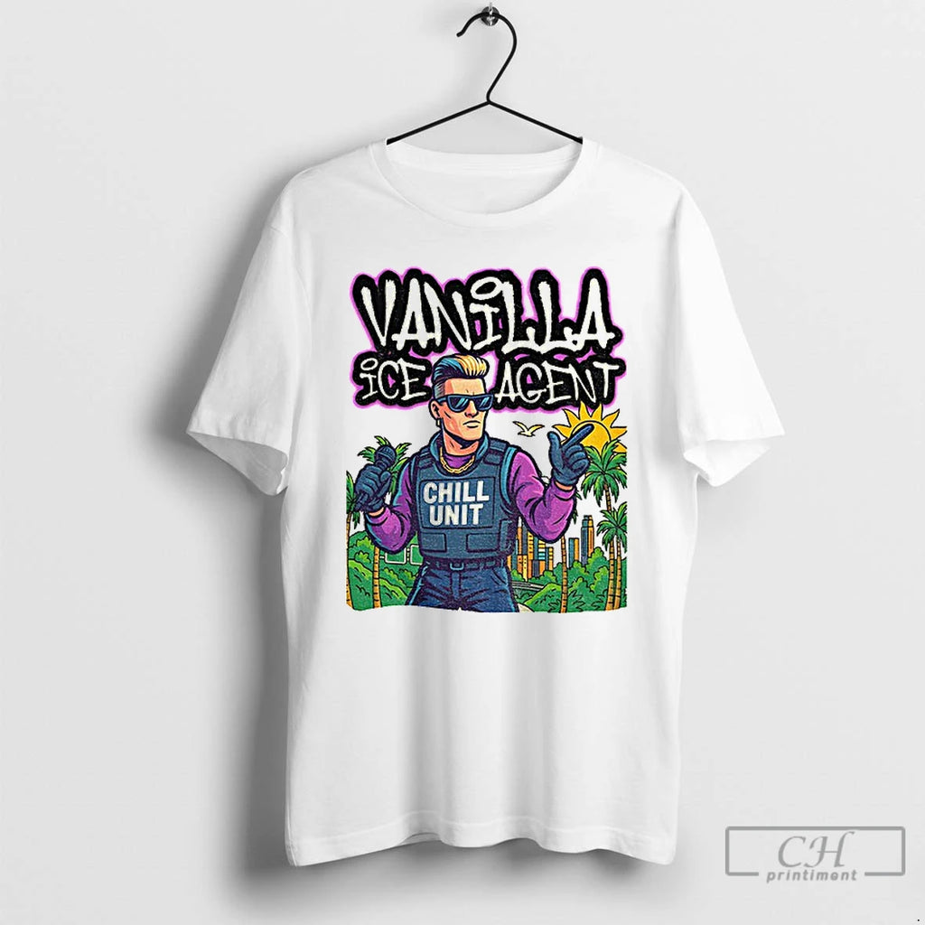 Premium Vanilla Ice Agent Chill Unit Meme Pop Culture Parody