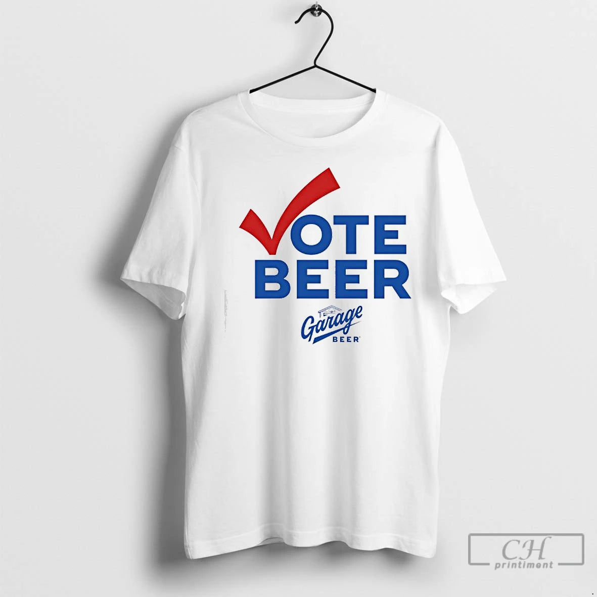 Premium Vote Beer Garage Beer Promotional Logo