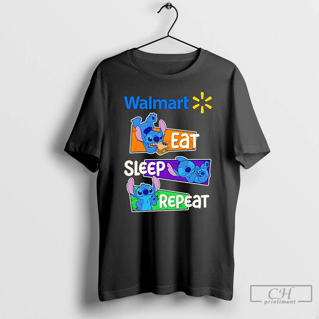 Premium Walmart X Bluey Eat Sleep Repeat