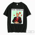 Premium War Criminal George W Bush Political Satire Tee Unisex , , , Long Sleeve Tee