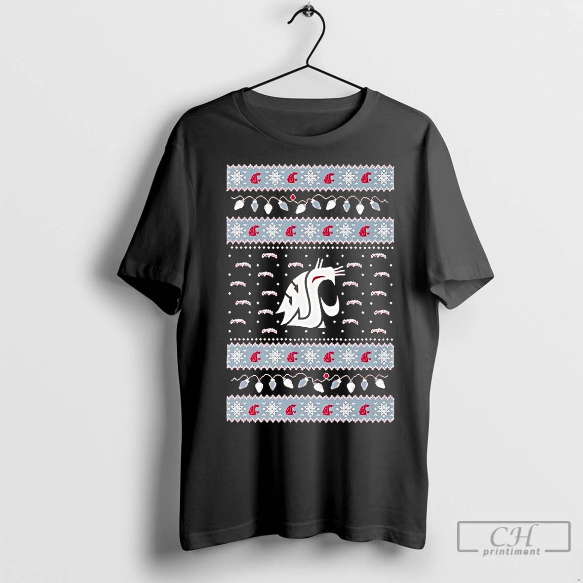 Premium Washington State Cougars Ugly Christmas Light