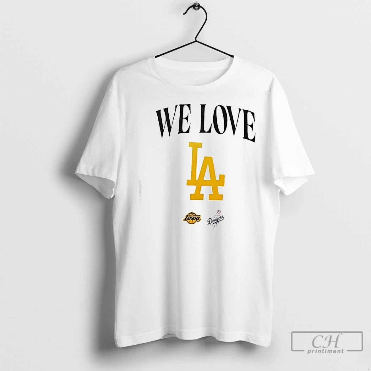 Premium We Love La Lakers And Dodgers Logo