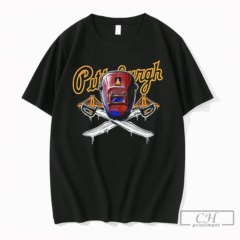 Premium Welder Hood Hoist The Cone Pittsburgh Pirates Mlb Baseball 2026 Unisex , , , Long Sleeve Tee