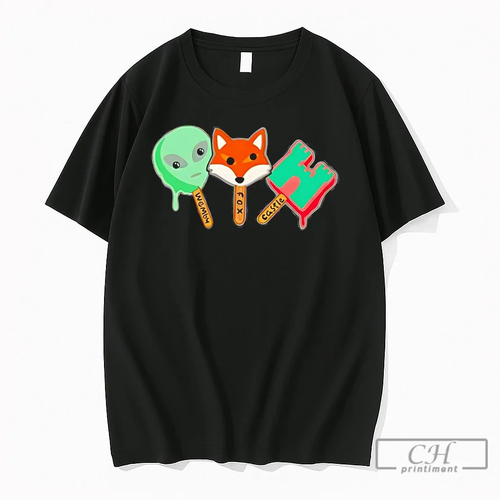 Premium Wemby Fox And Castle Popsicles San Antonio Spurs Basketball 2026 Nba Finals T Shirts