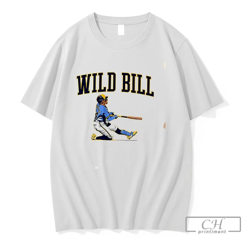 Premium William Contreras Milwaukee Brewers Watch It Go Wild Bill Tee Unisex , , , Long Sleeve Tee