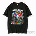Premium World Cup Tour 2026 Map Graphic Tee Unisex , , , Long Sleeve Tee