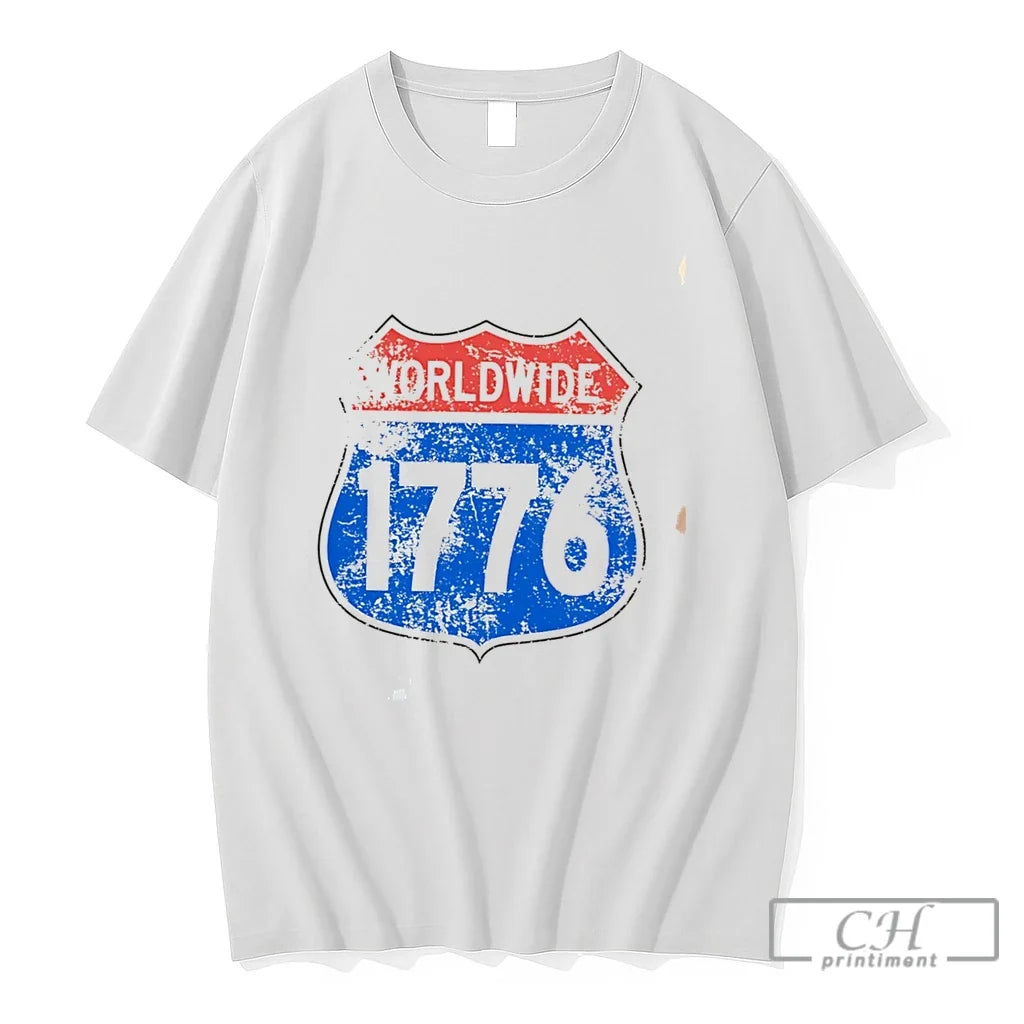 Premium Worldwide 1776 Premium Tee Unisex , , , Long Sleeve Tee