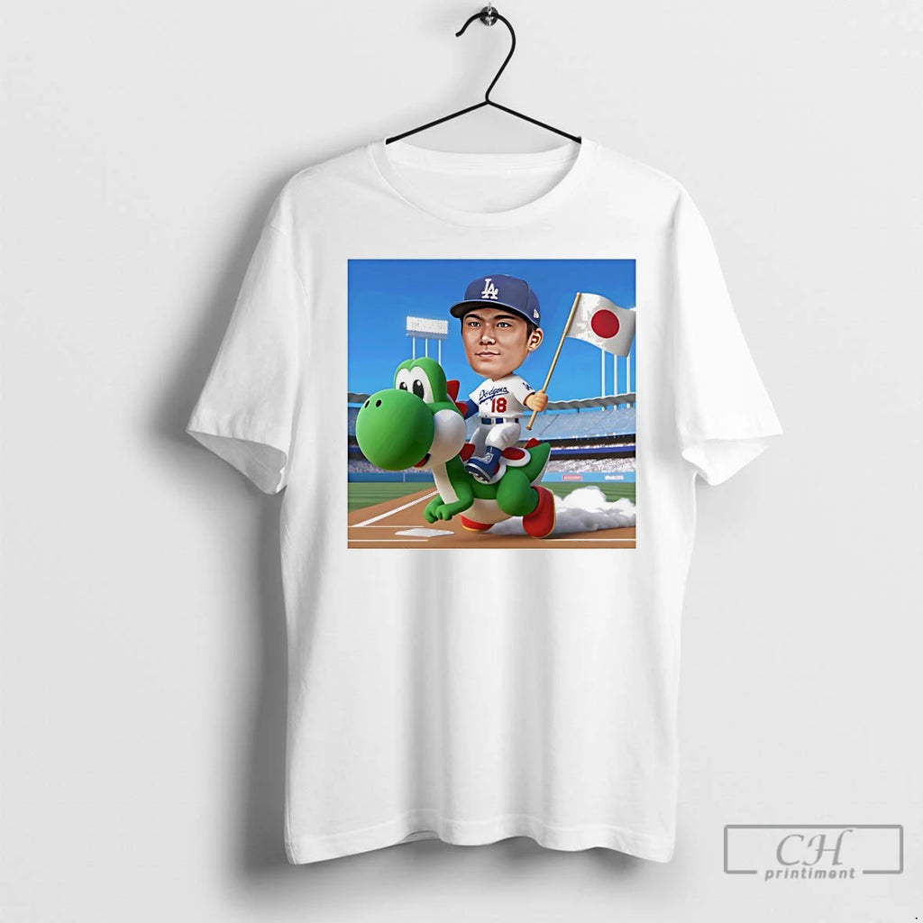 Premium Yoshi Debut Yoshinobu Yamamoto Los Angeles Dodgers Meme