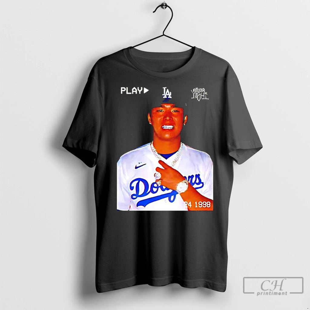 Premium Yoshinobu Yamamoto La Dodgers World Series 2025 Street Style