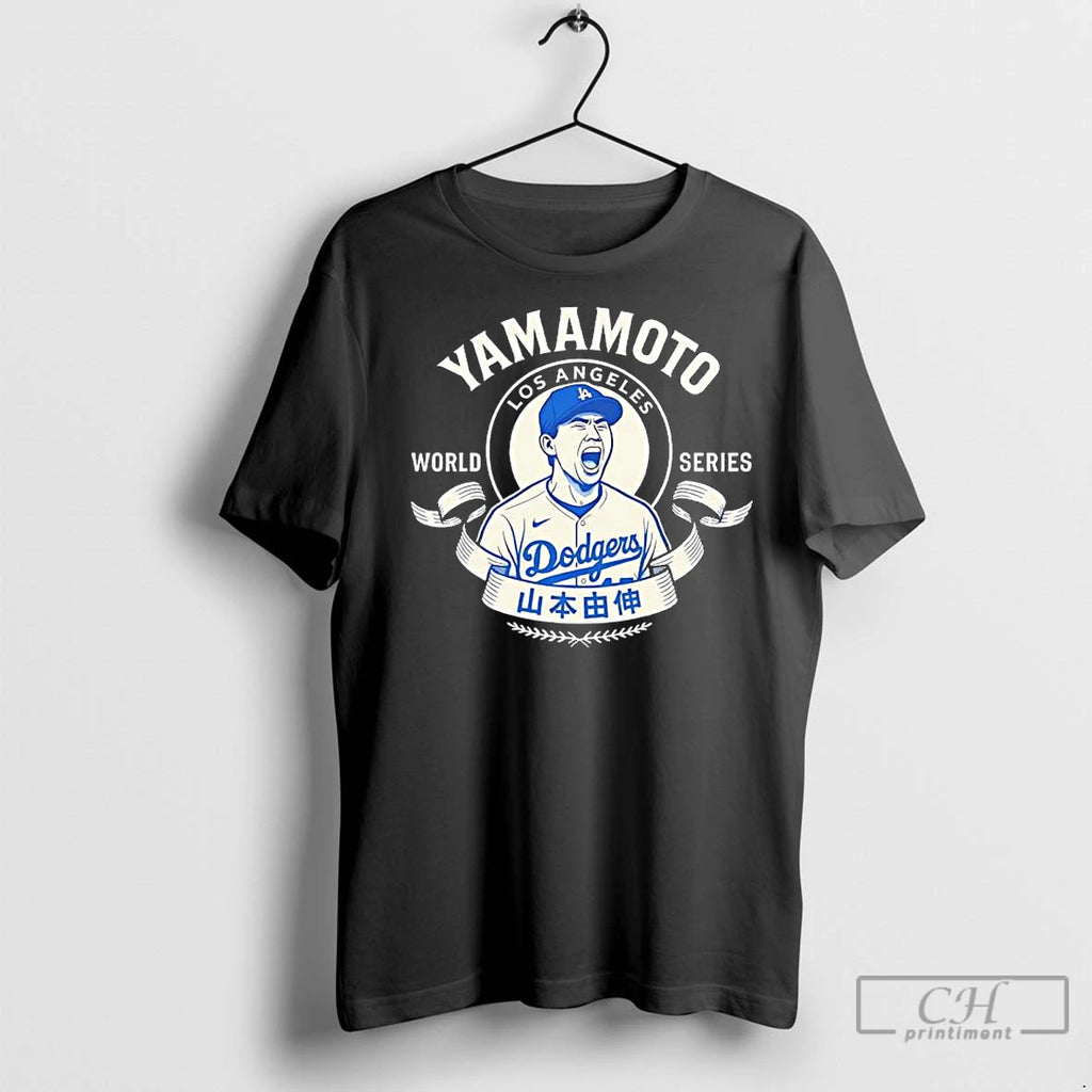 Premium Yoshinobu Yamamoto Los Angeles Dodgers 2025 World Series Champions