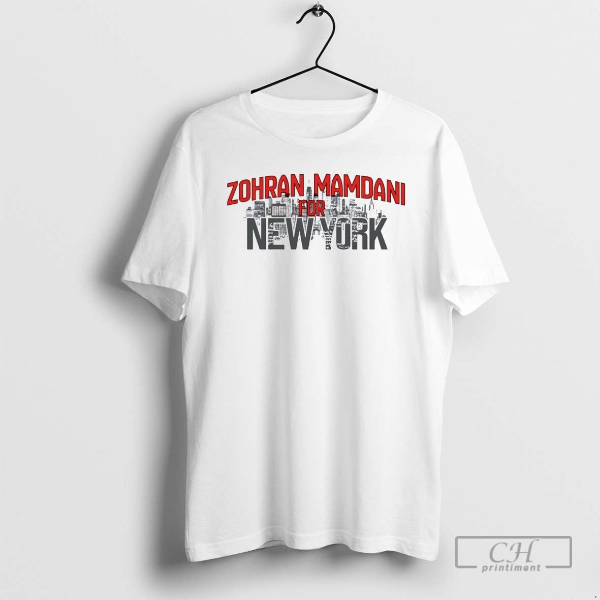 Premium Zohran Mamdani For New York City 2025 City Skyline Christmas Shirt Sweater