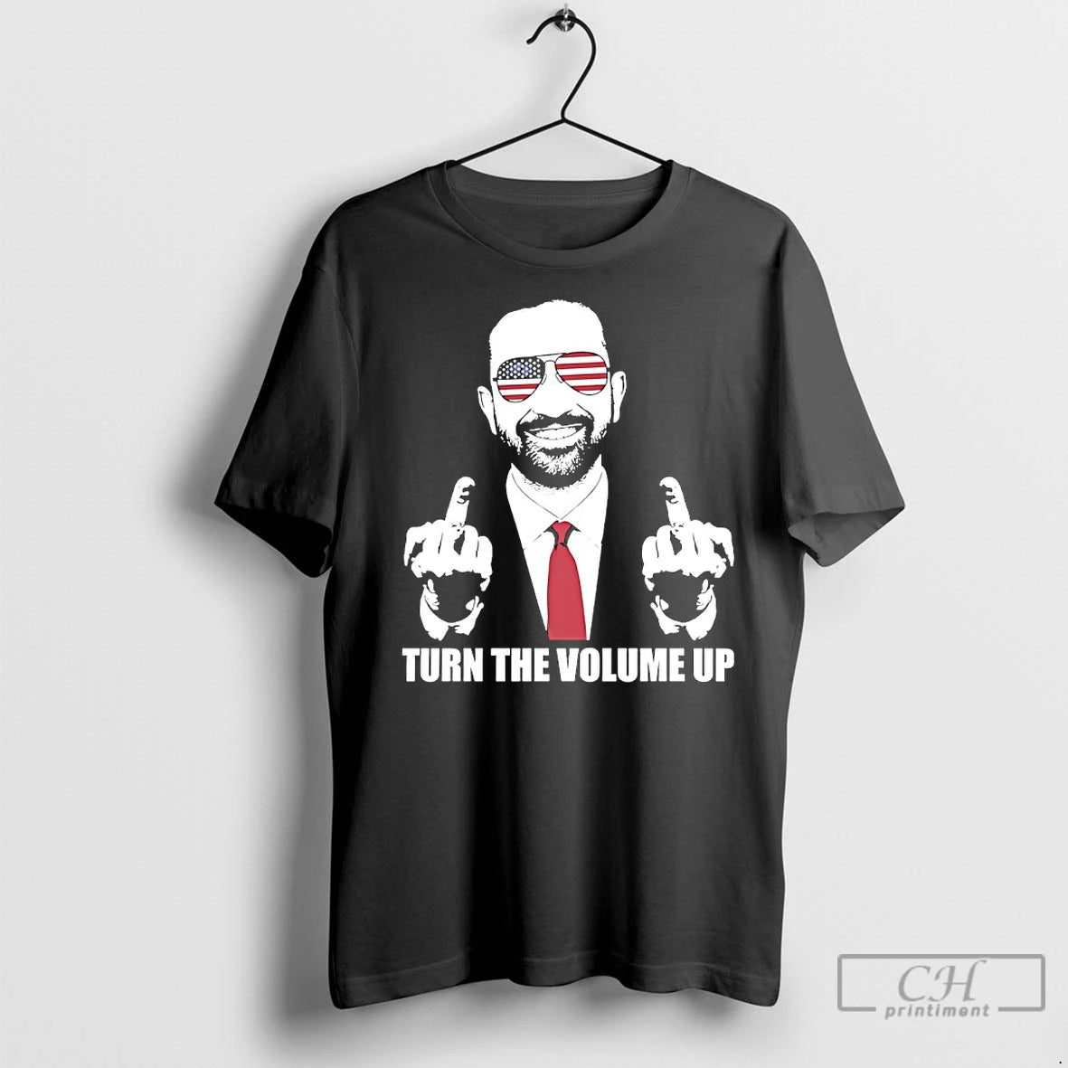 Premium Zohran Mamdani Middle Finger Turn The Volume Up