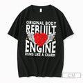 Premium Body Rebuilt Engine Runs Like A Charm Winged Mechanical Heart Tee T Shirts Sweater
