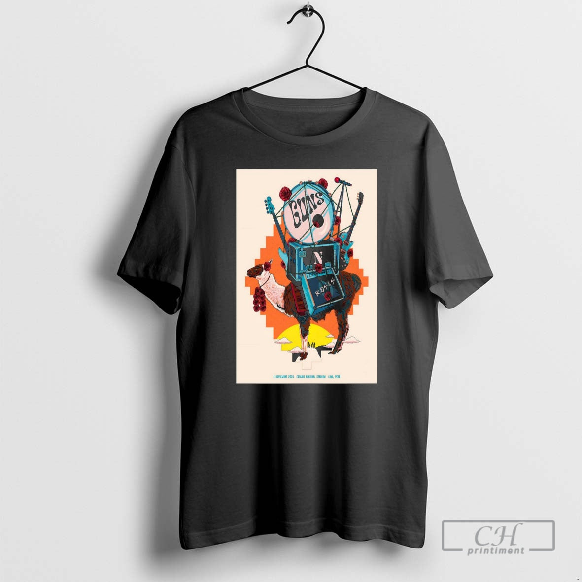 Premium Guns N Roses Nov 5 2025 Estadio Nacional Stadium Lima Peru Tour Shirt Sweater