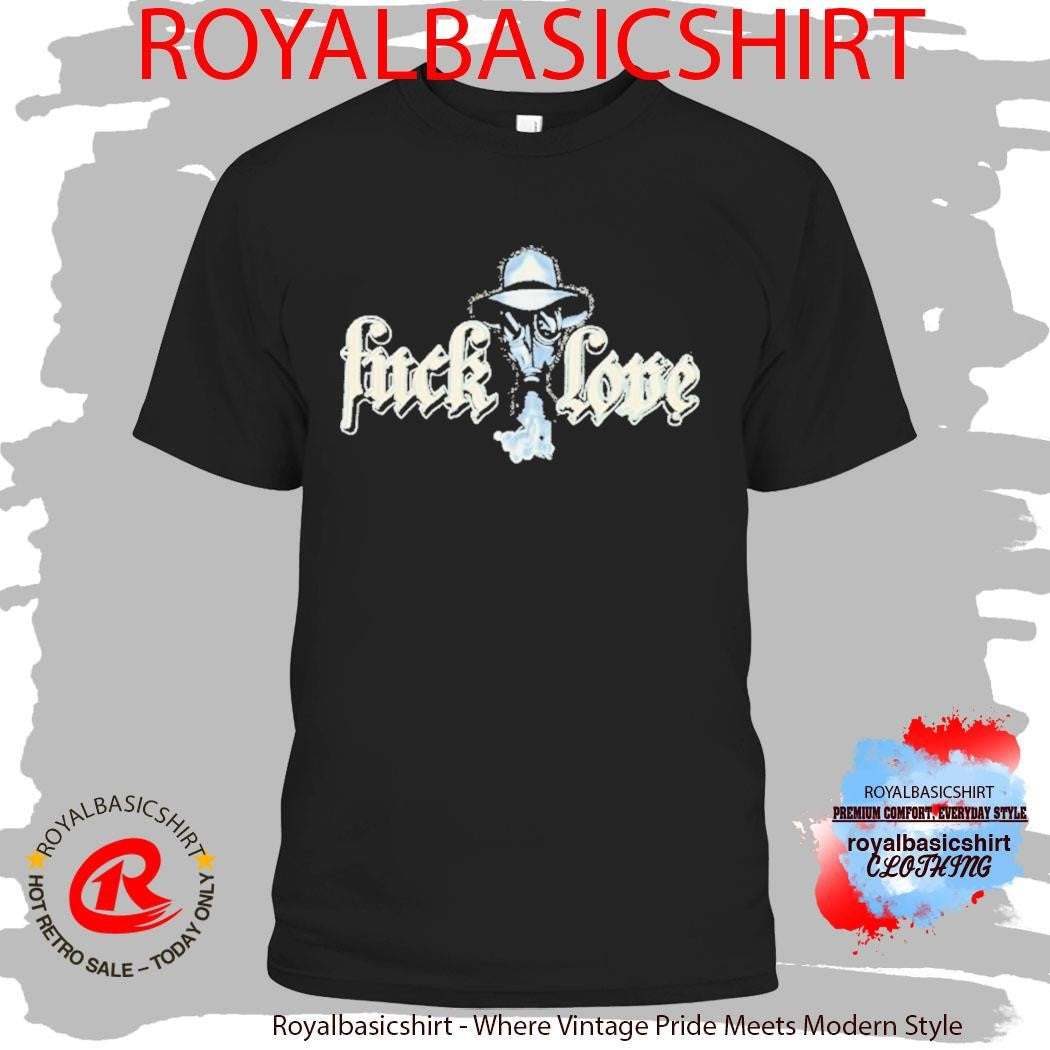 Psycho Realm Fuck Love Gas Mask Shirt