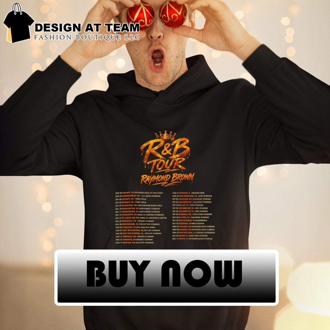 Raymond Brown Usher Chris Brown King R and B Tour 2026 shirt