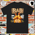 Raymond Brown Usher and Chris Brown R and B Music Concert diamond shirt