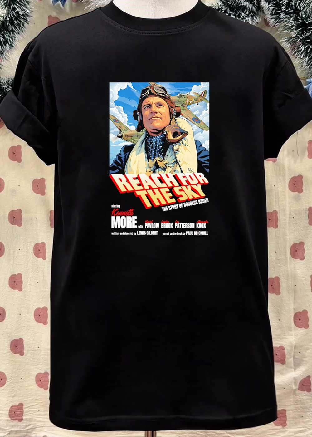 Reach for the Sky Douglas Bader Kenneth More Muriel Pavlow Lyndon Brook shirt