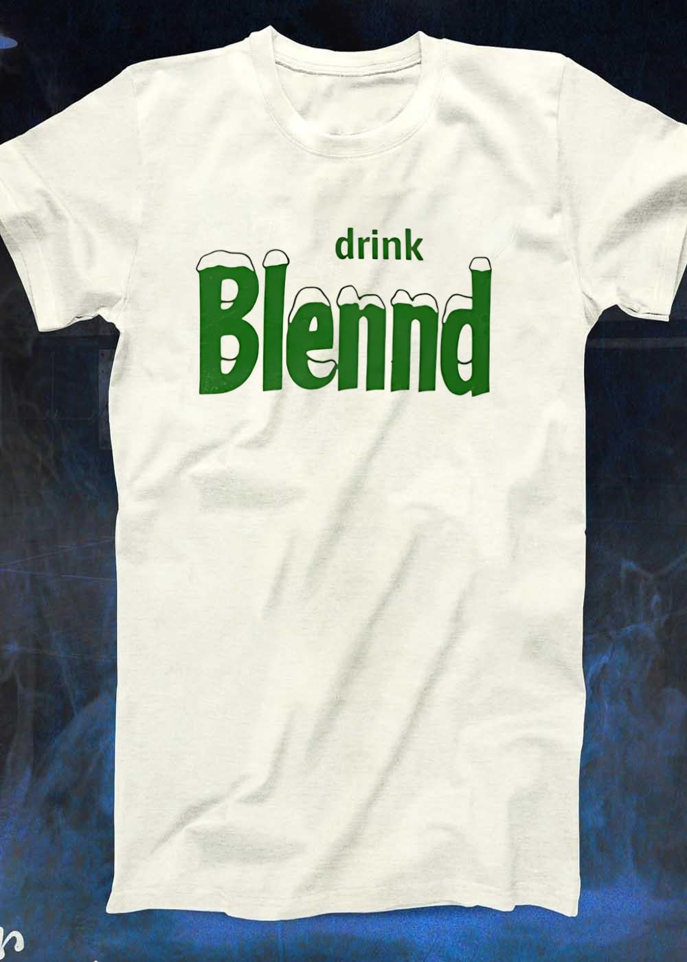 Refresh Your Routine’ Drink Blennd Green Logo T-Shirt