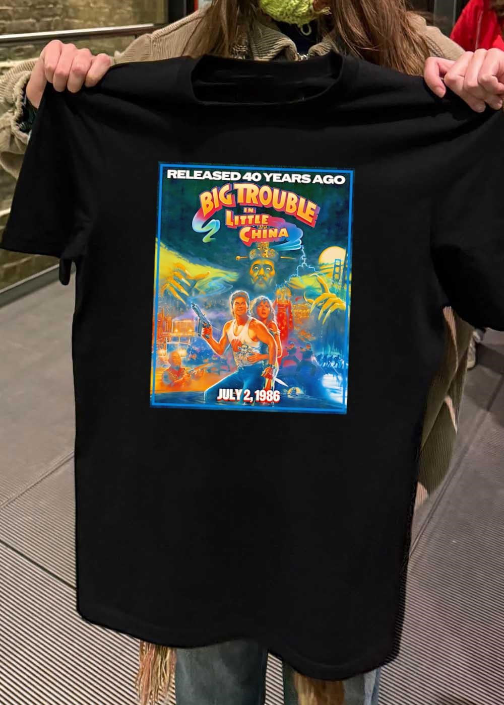 Released 40 Years Ago Big Trouble in Little China July 2 1986 Shirt