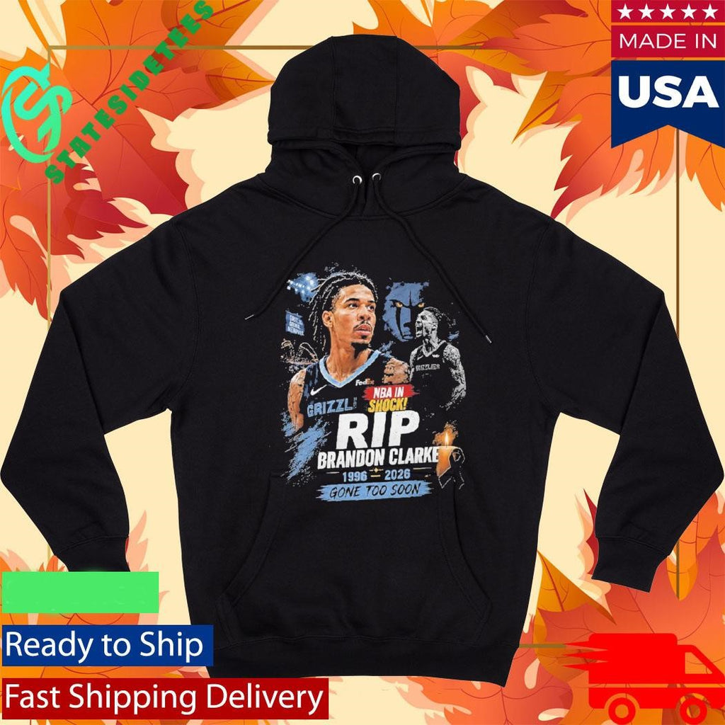 Rest In Peace Brandon Clarke 1996-2026 In Loving Memory Shirt