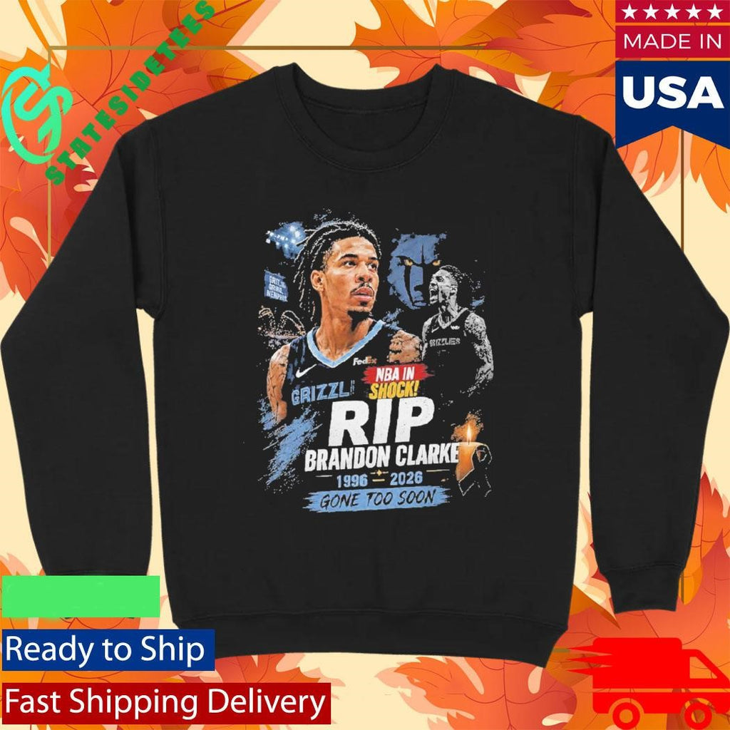 Rest In Peace Brandon Clarke 1996-2026 In Loving Memory Shirt