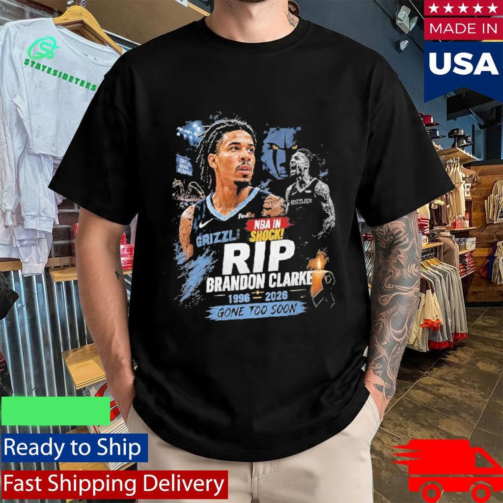 Rest In Peace Brandon Clarke 1996-2026 In Loving Memory Shirt