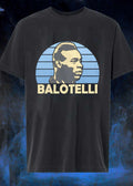 Retro Style Portrait Balotelli Italian Footballer T-Shirt