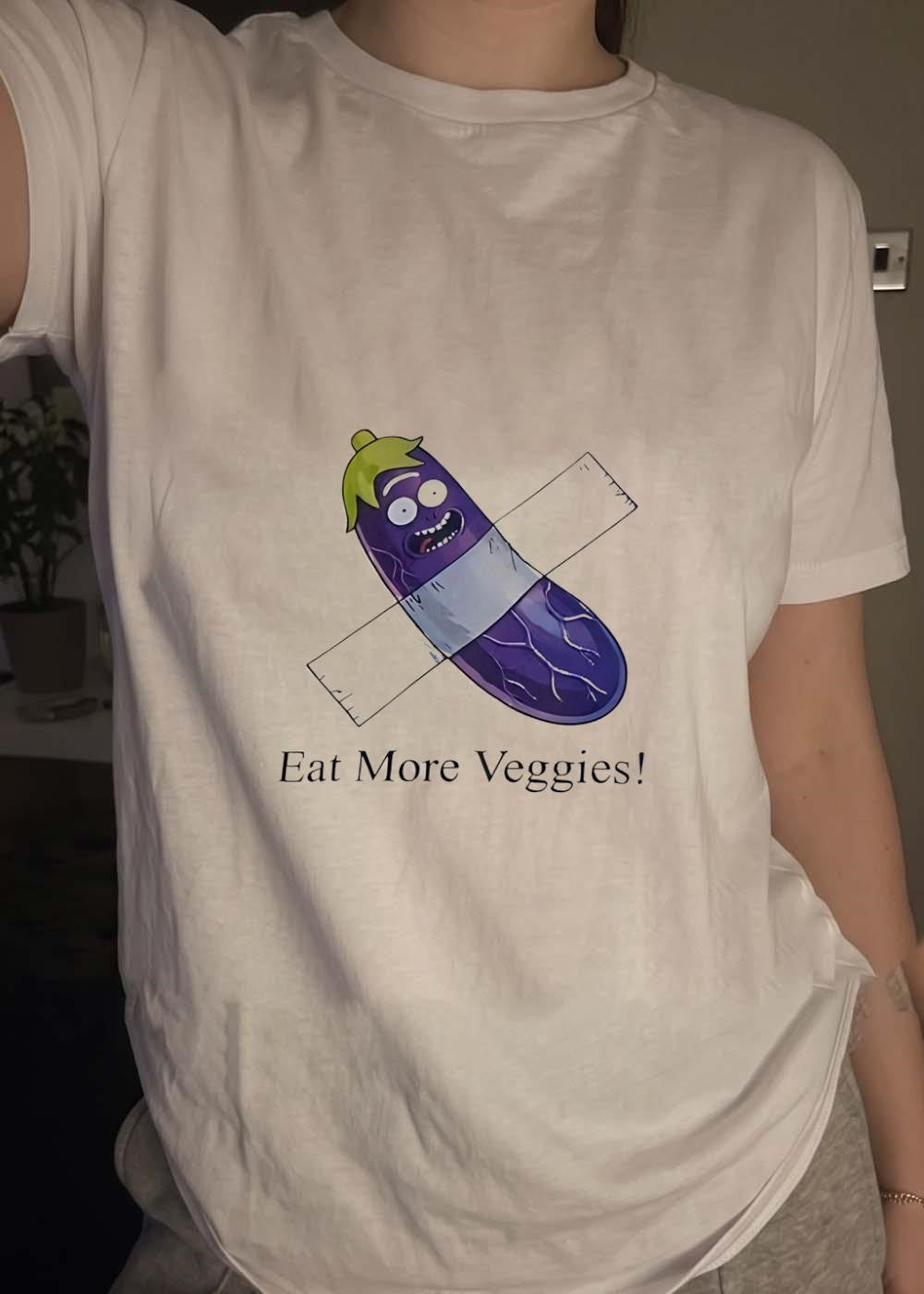 Rick Sanchez Tape Eat More Veggies T-Shirt