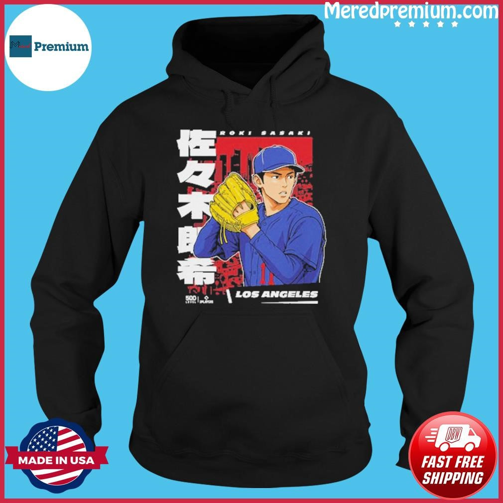 Roki Sasaki Los Angeles Dodgers Anime Shirt