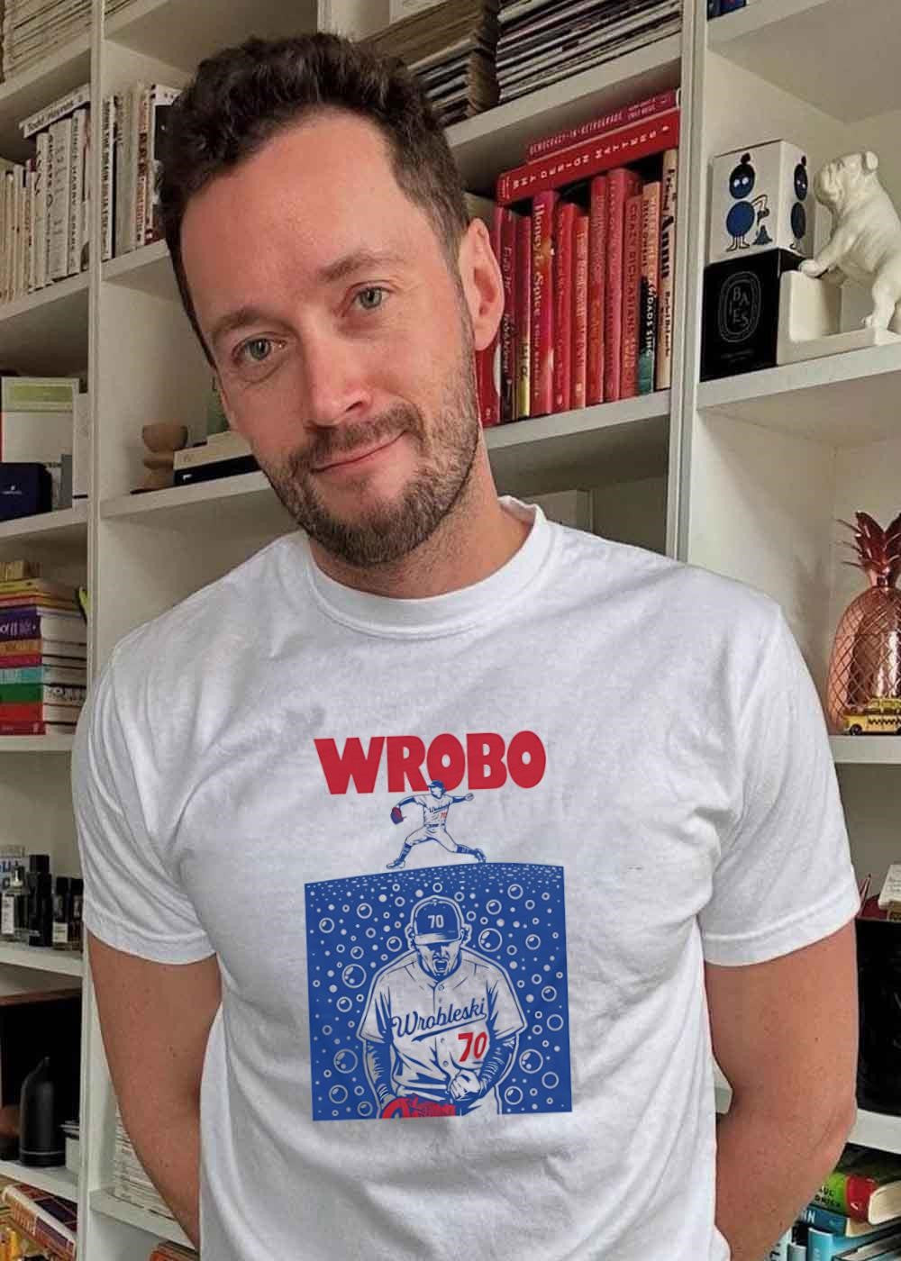 Roto Wear Players Wrobo Wrobleski 70 Pitching Baseball T-Shirt